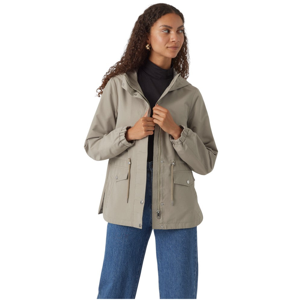 Vero Moda giacca verde parka corto primaverile Paisley 10301577 Giubbini Vero Moda