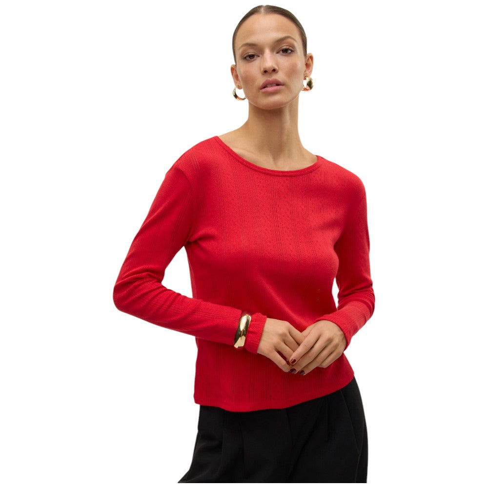 Vero Moda maglioncino rosso Lisa 10316915 T-shirt Vero Moda