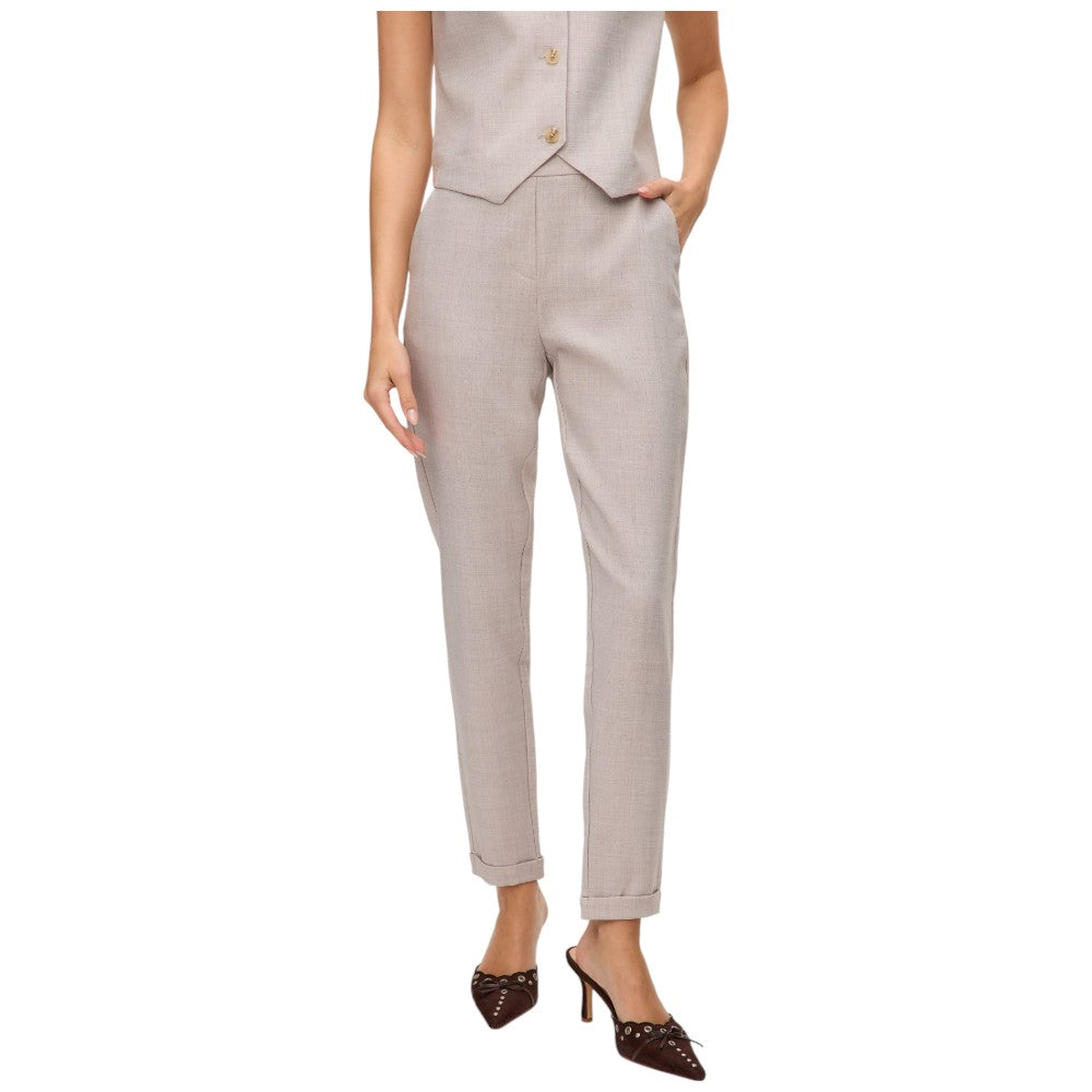 Vero Moda pantalone grigio tapered Cassidy 10322322 Pantaloni Vero Moda