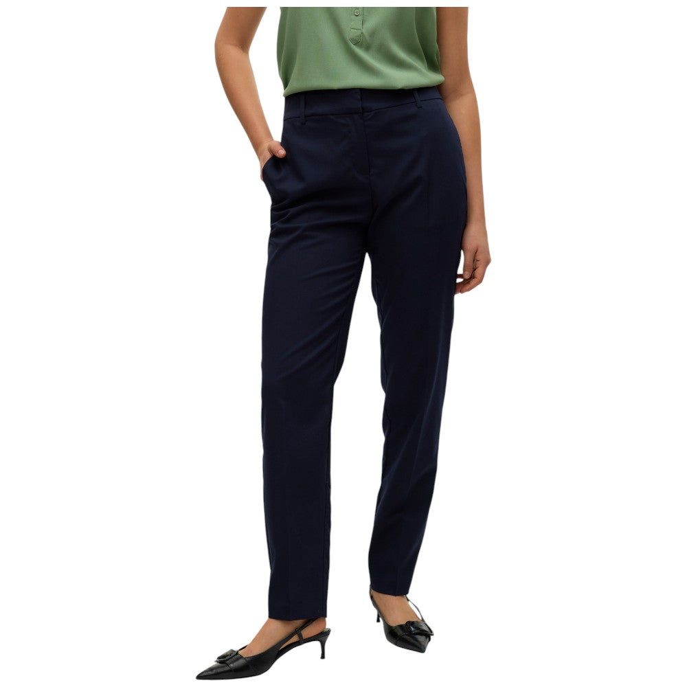 Vero Moda pantaloni blu tapered Nila 10320940 Pantaloni Vero Moda