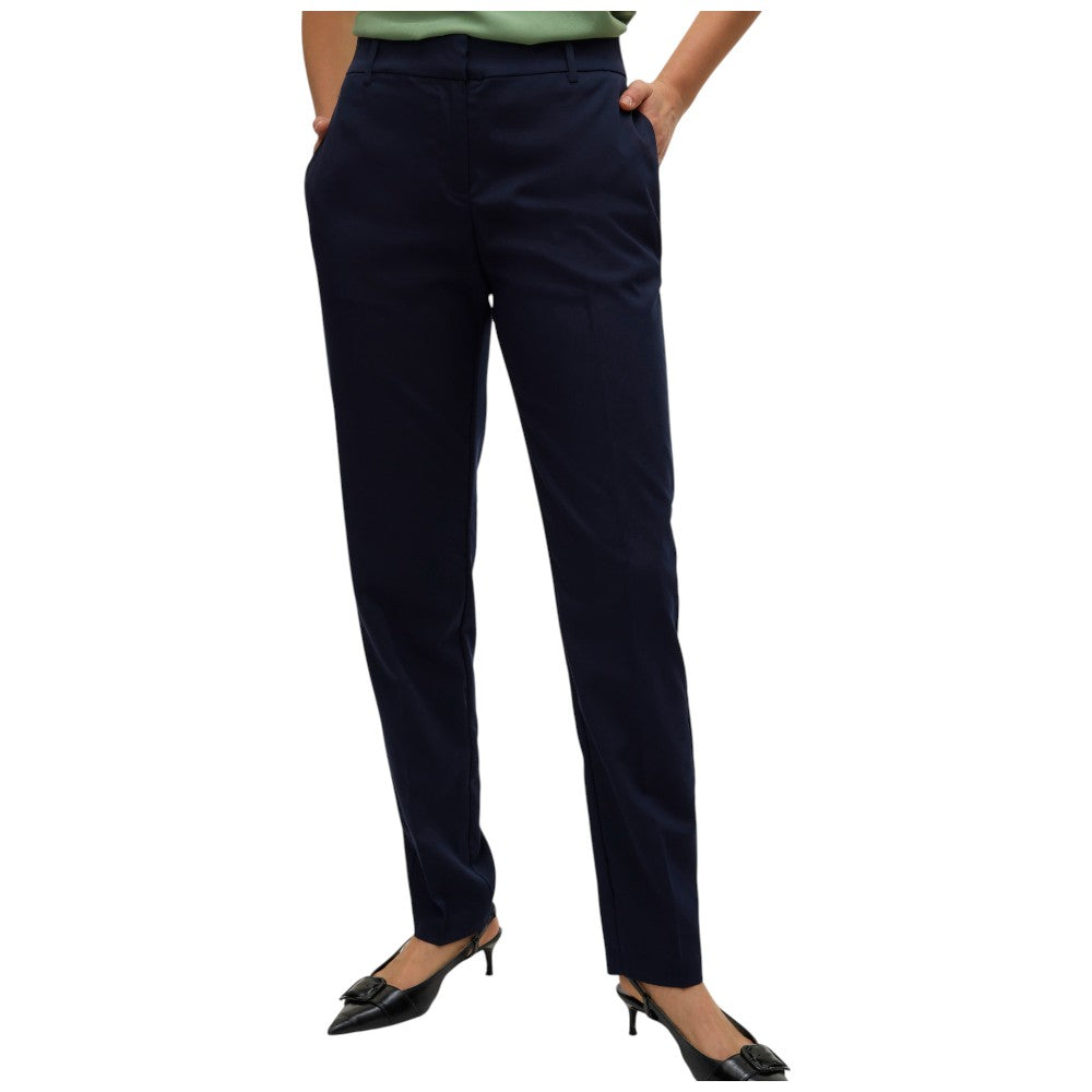 Vero Moda pantaloni blu tapered Nila 10320940 Pantaloni Vero Moda