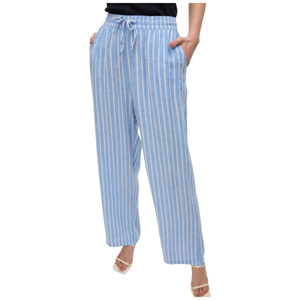 Vero Moda pantaloni in lino Linh 10305091 Pantaloni Vero Moda