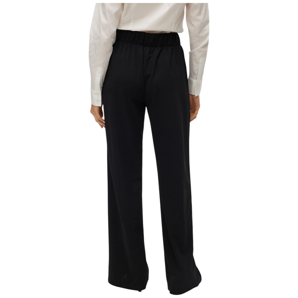 Vero Moda pantaloni neri wide pant Liva 10294485 Pantaloni Vero Moda