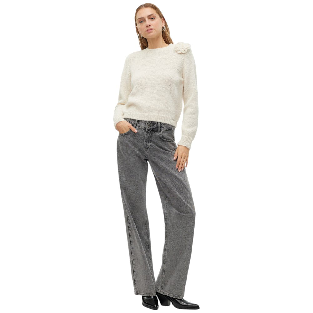 Vero Moda pullover bianco Adia 10314235 Maglieria Vero Moda