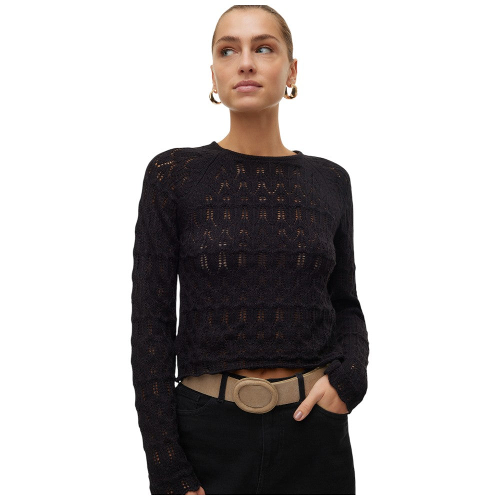 Vero Moda pullover nero New Fabienne 10306632 Maglieria Vero Moda