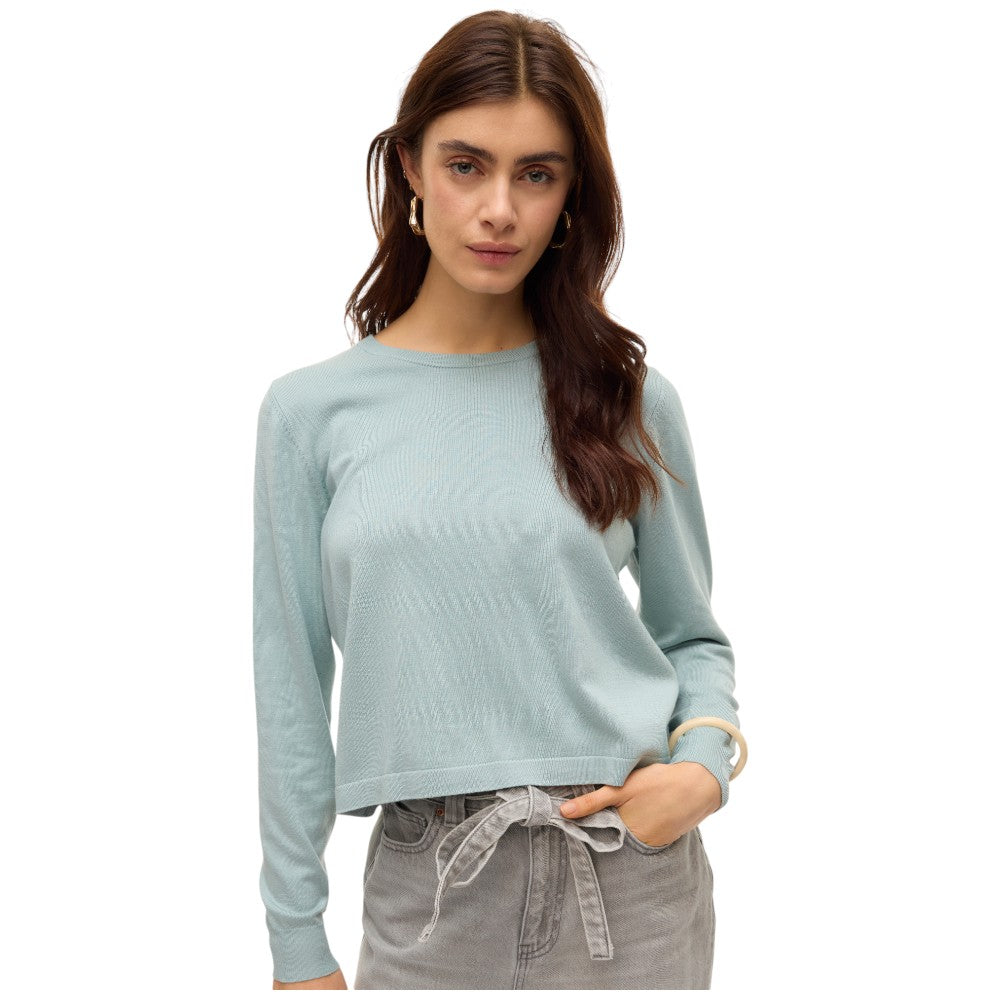 Vero Moda pullover verde acqua Silje 10320454 Maglieria Vero Moda