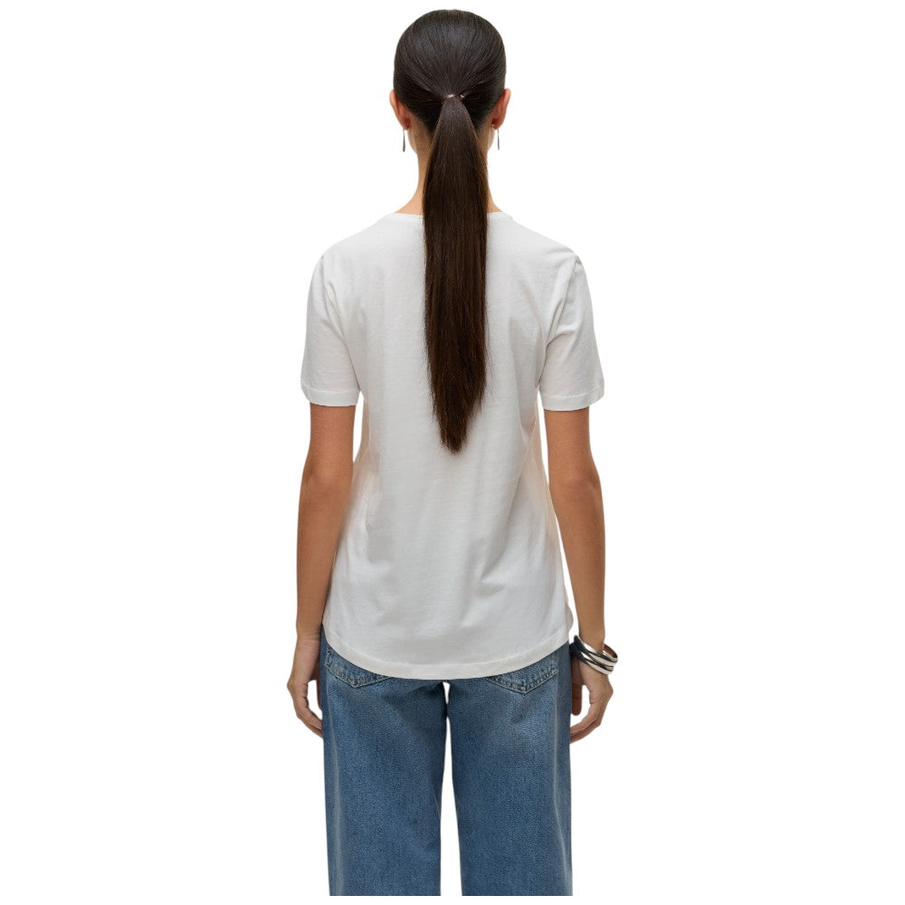 Vero Moda t-shirt bianca con taschino art. Kaia 10322565 T-shirt Vero Moda