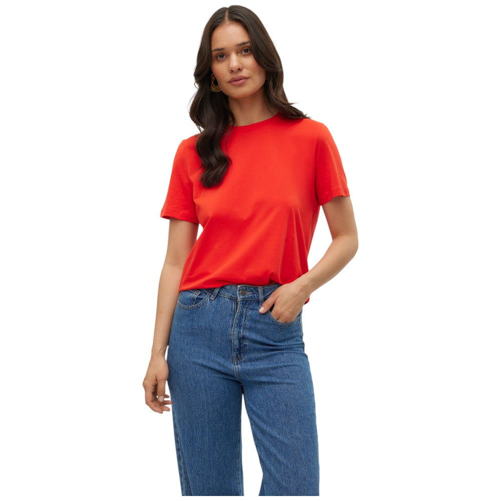 Vero Moda t-shirt rossa Paulina 10316991 T-shirt Vero Moda
