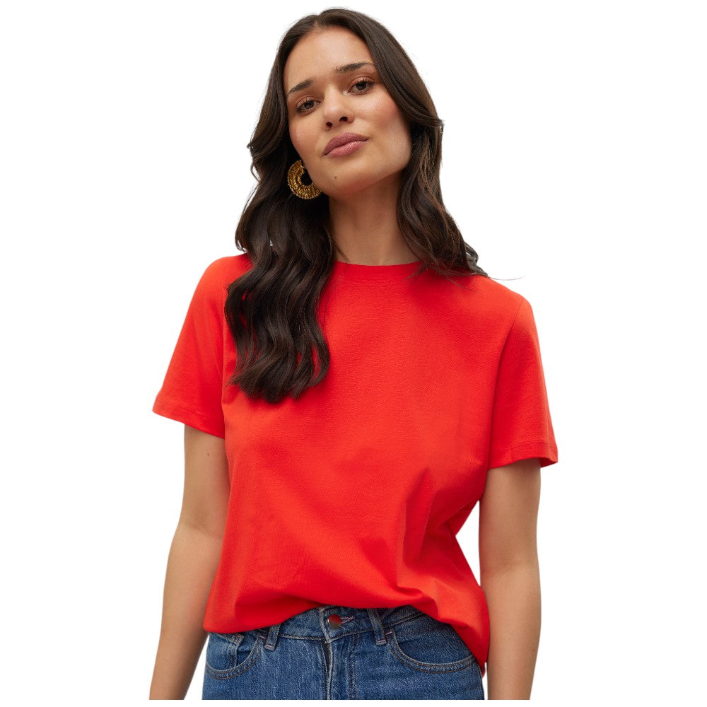 Vero Moda t-shirt rossa Paulina 10316991 T-shirt Vero Moda