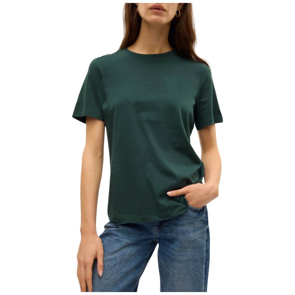Vero Moda t-shirt verde scuro Paulina 10316991 T-shirt Vero Moda