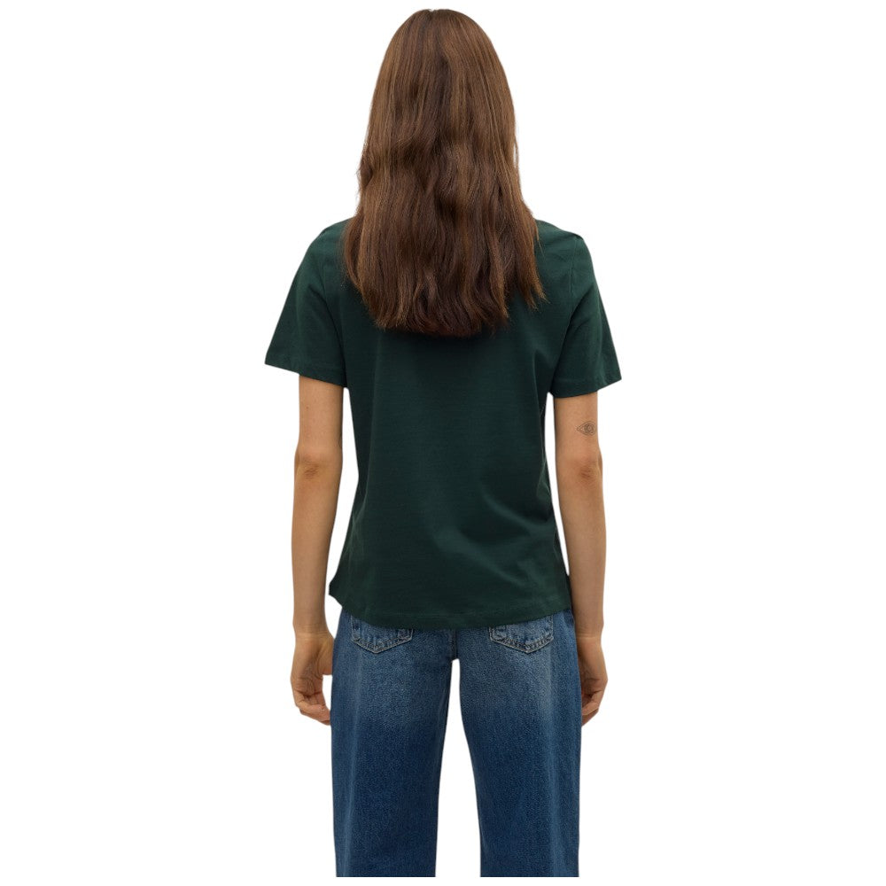 Vero Moda t-shirt verde scuro Paulina 10316991 T-shirt Vero Moda