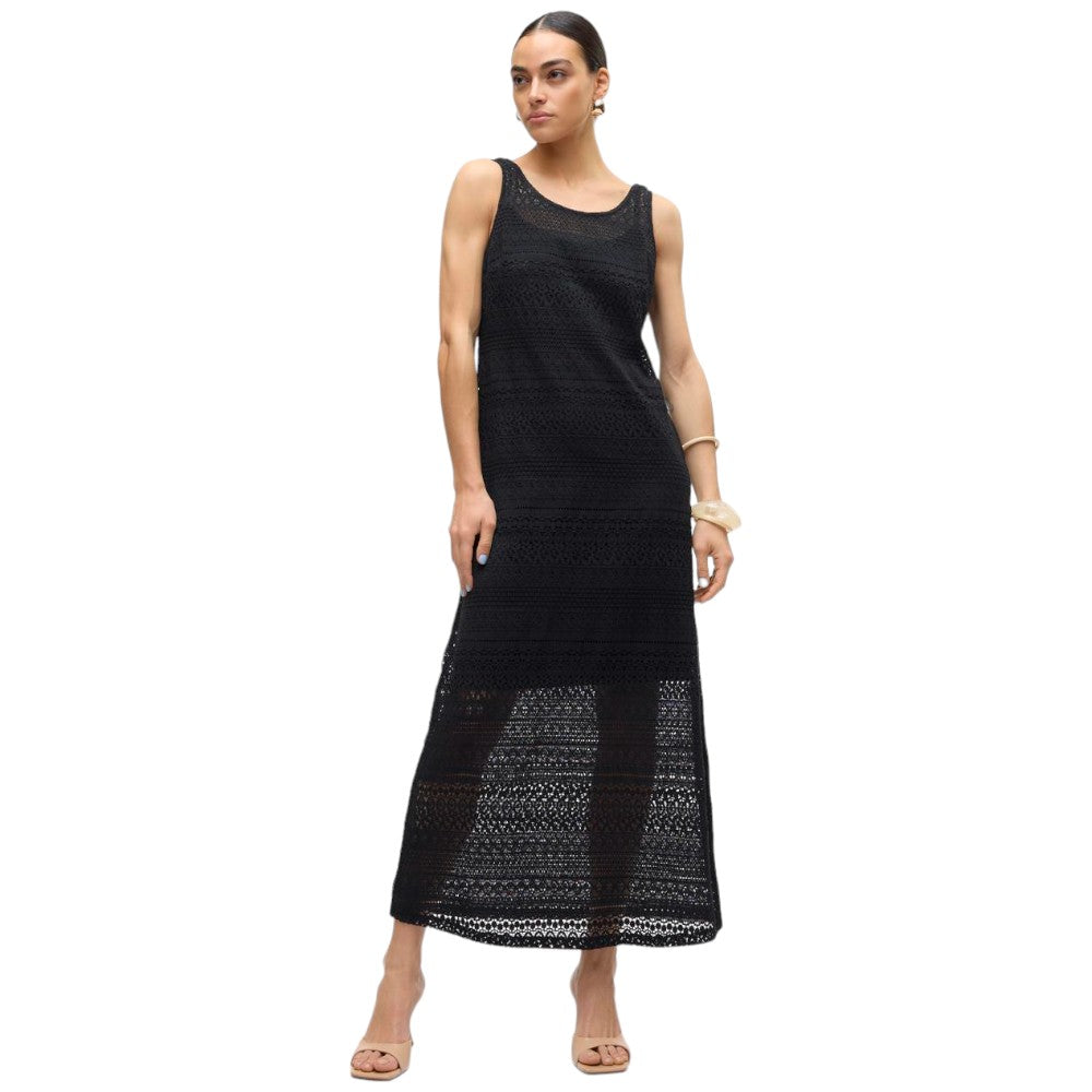 Vero Moda vestito lungo nero Honey Lace 10309293 Vestiti Vero Moda