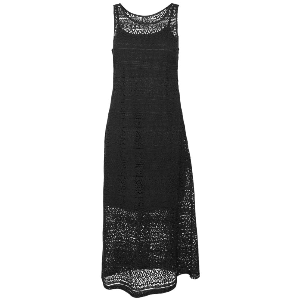 Vero Moda vestito lungo nero Honey Lace 10309293 Vestiti Vero Moda
