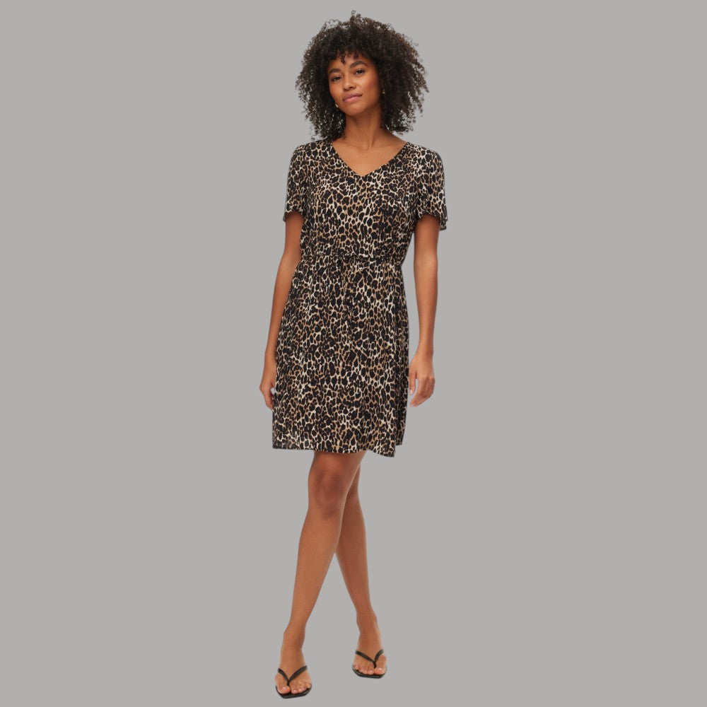 Vestito Corto Vero Moda in Viscosa con Scollo a V e Vita Regolabile - Prodotti di Classe