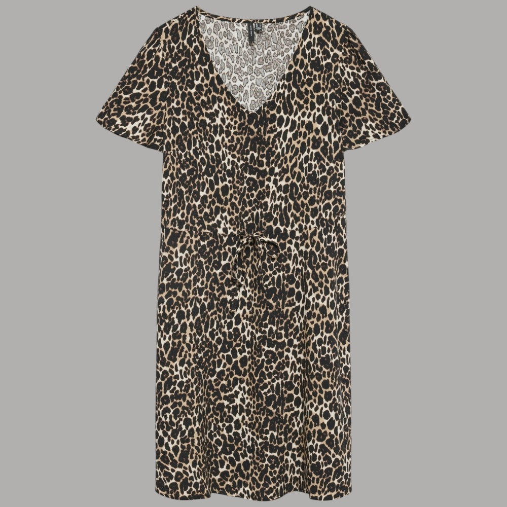 Vestito Corto Vero Moda in Viscosa con Scollo a V e Vita Regolabile - Prodotti di Classe