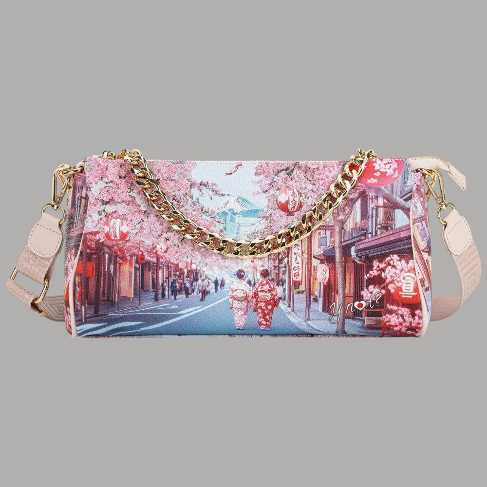 YNot borsa boston doppia portabilità stampa città YES719S6 - Prodotti di Classe
