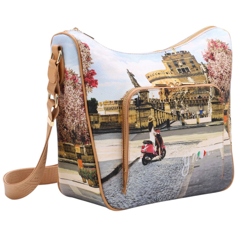 YNot beauty shoulder bag stampa Roman Holidays YES646S4 YNot