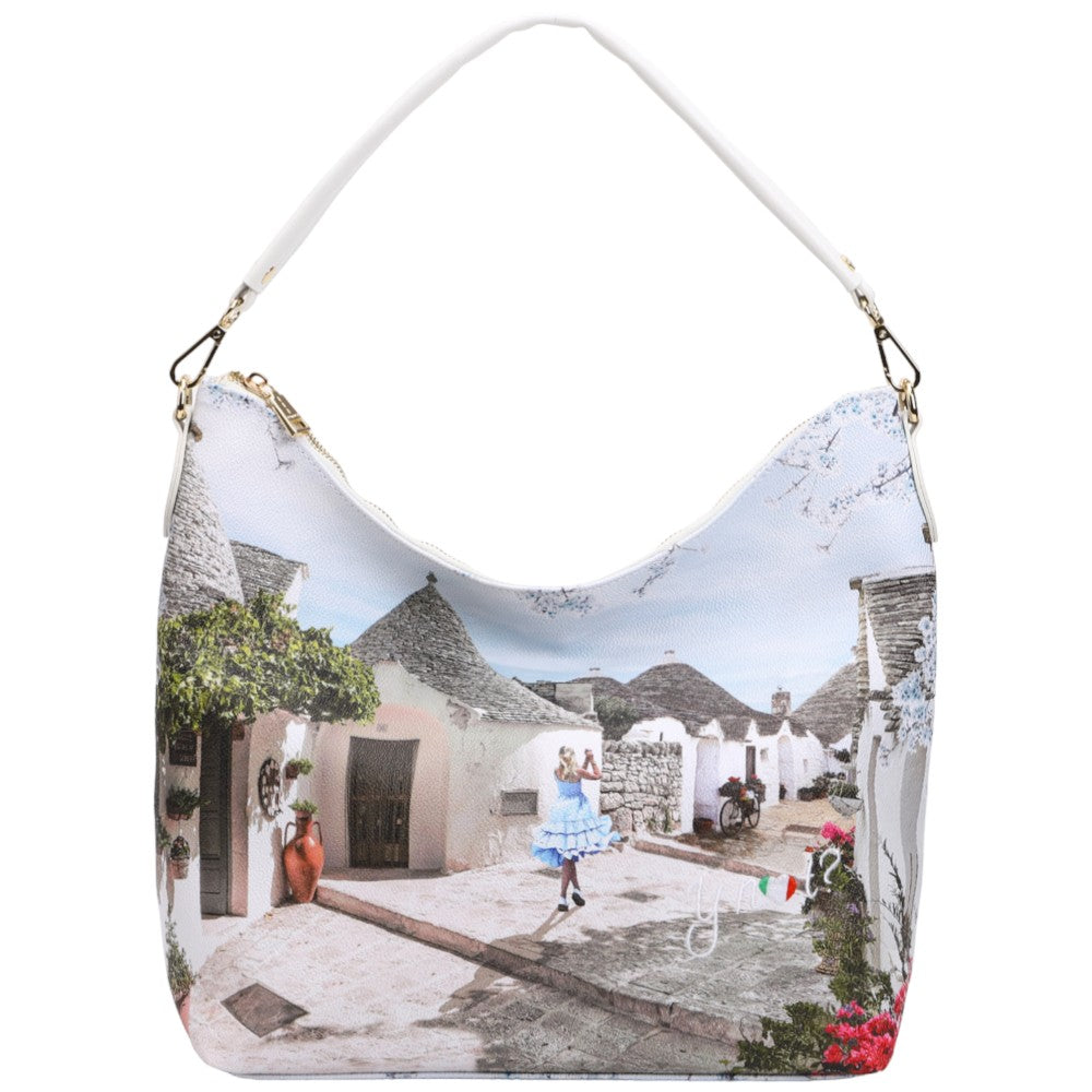 YNot borsa Hobo bag stampa Alice in Trulli YES618S4 Borse YNot