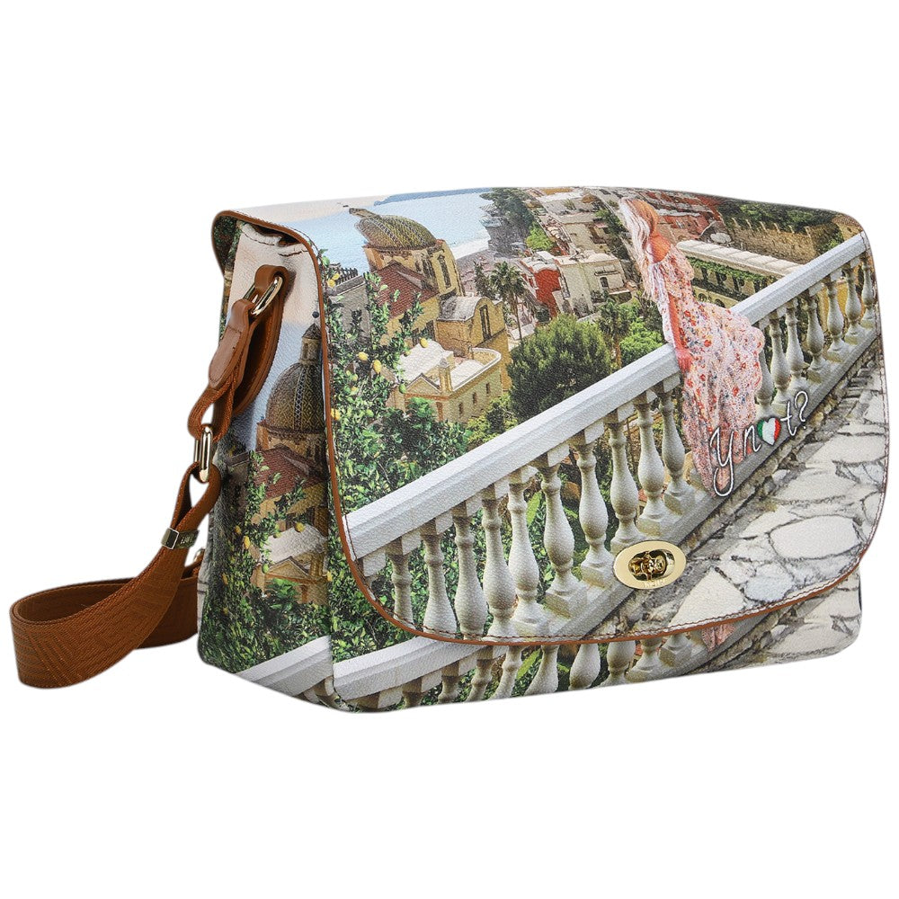 YNot borsa a tracolla flap bag stampa Drimming Coast YES631S5 Borse YNot