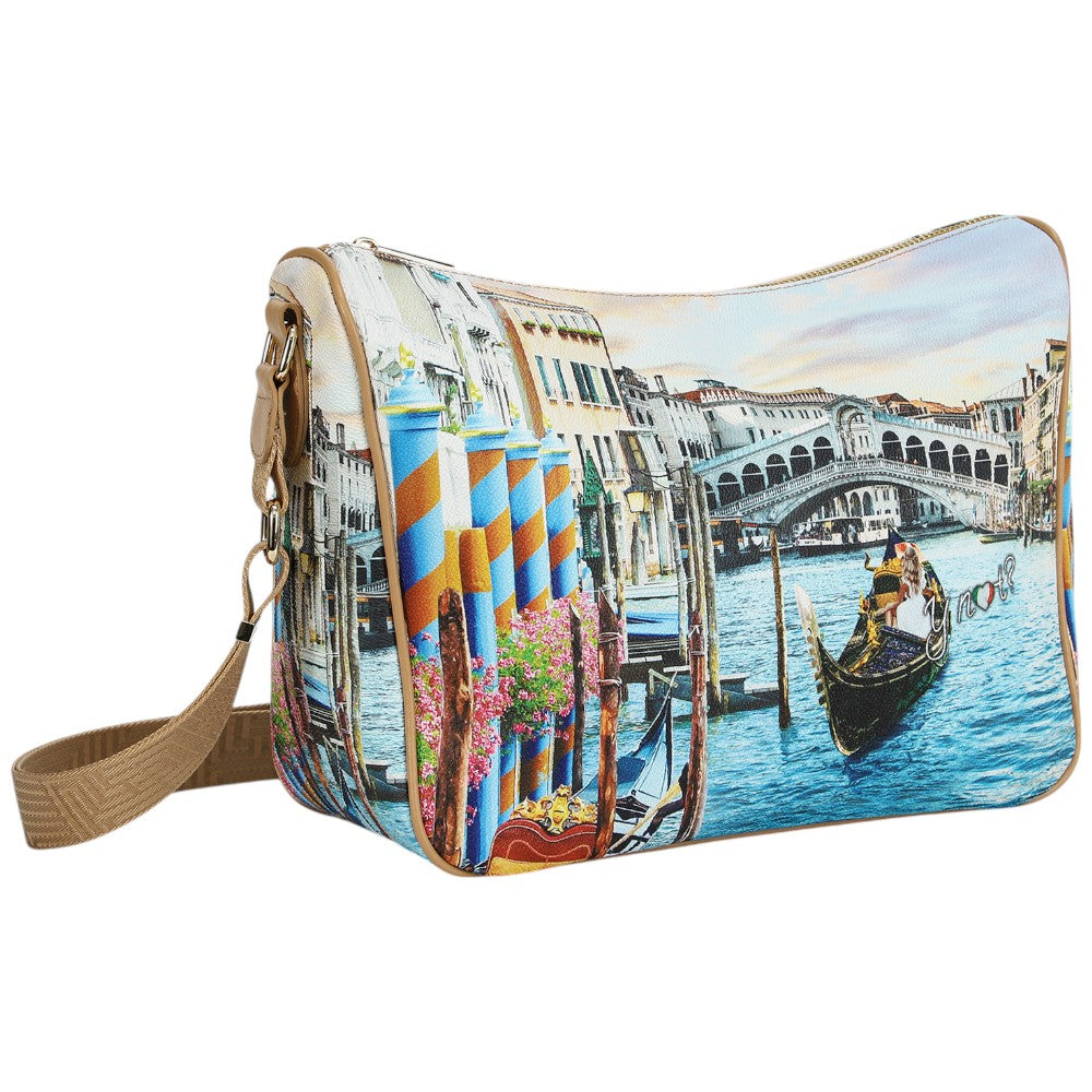 YNot borsa a tracolla shoulder bag stampa Dream in Venice YES370S5 Borse YNot