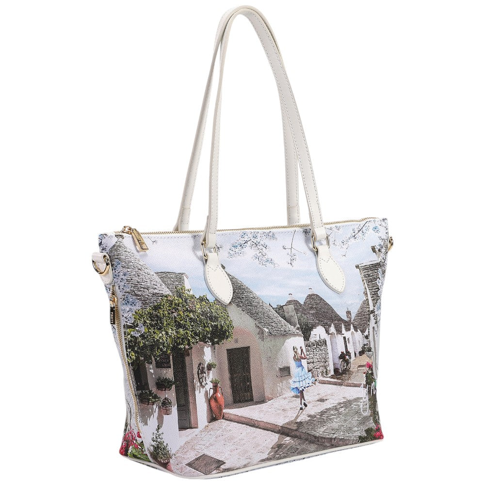 YNot borsa shopping media Alice in Trulli YES396S4 Borse YNot
