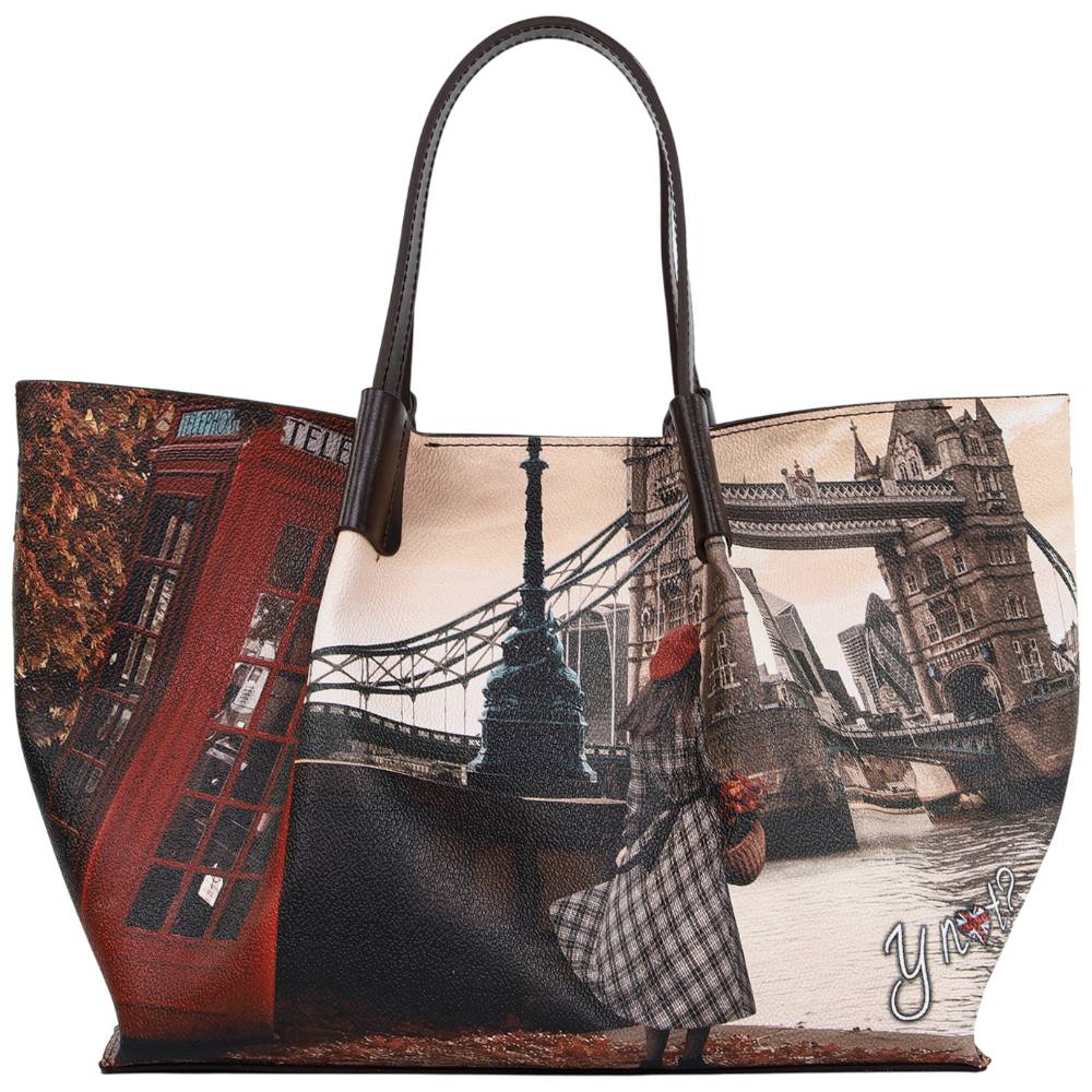 YNot borsa shopping media LONDON BRIDGE YES708F6 Borse YNot