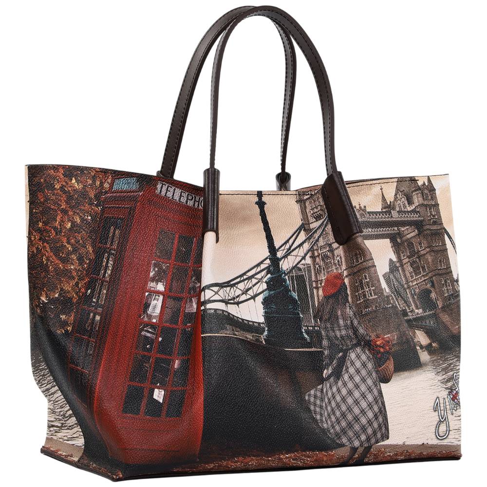 YNot borsa shopping media LONDON BRIDGE YES708F6 Borse YNot