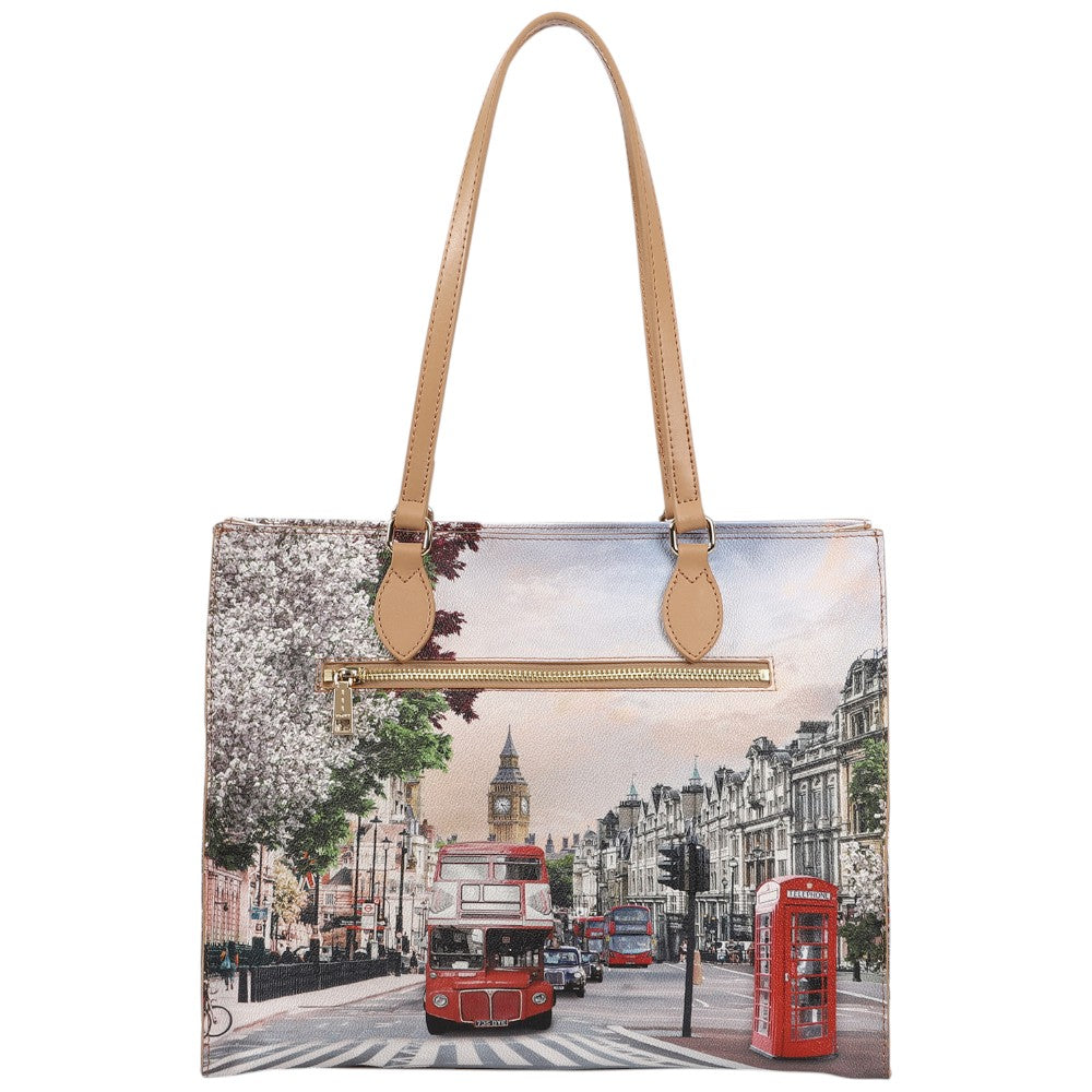YNot borsa square shopping bag London Rainbow YES602S4 Borse YNot