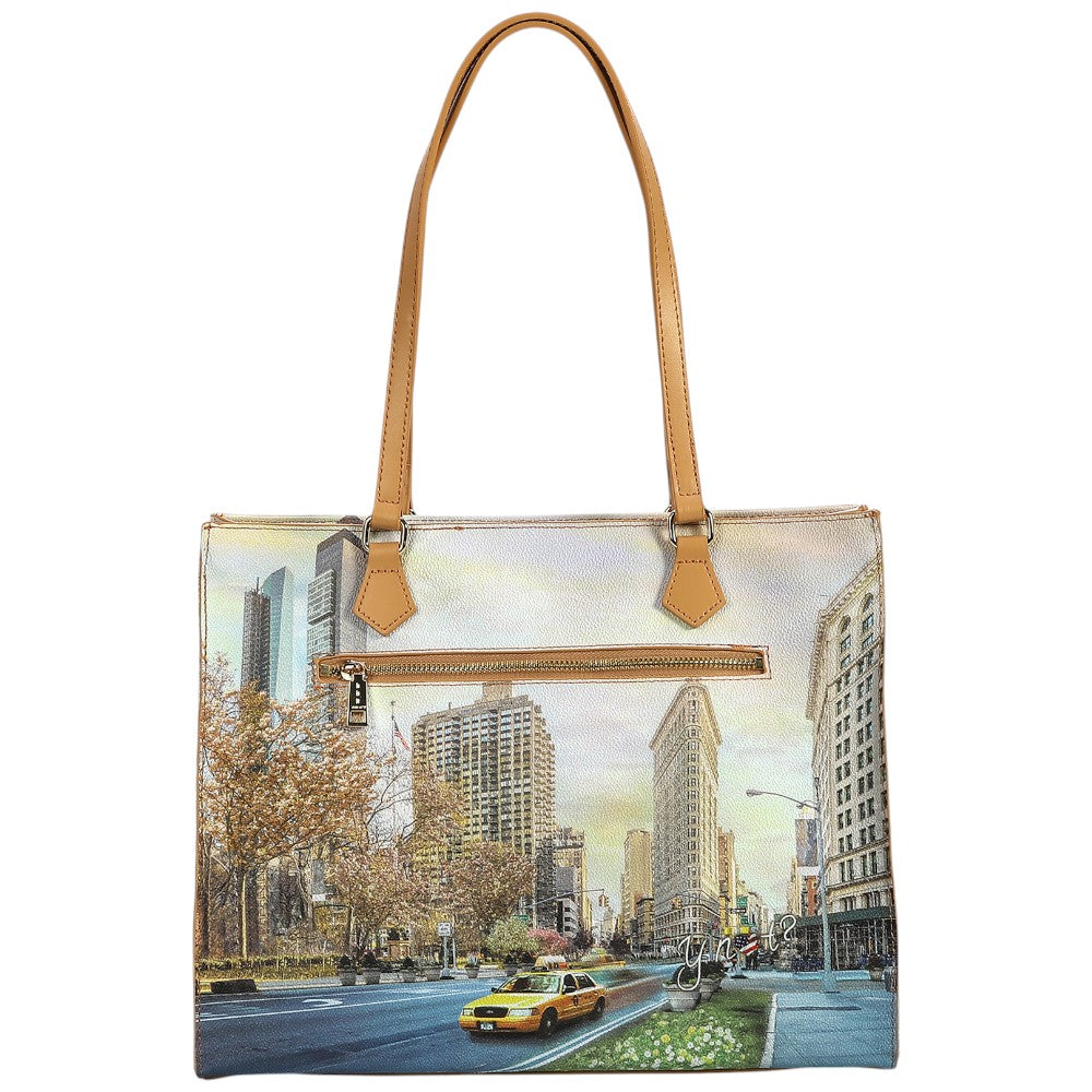 YNot borsa square shopping bag New York Flat Iron YES602S3 Borse YNot