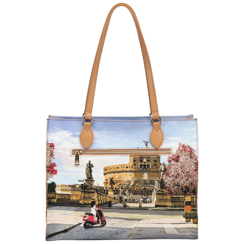 YNot borsa square shopping bag Roman Holidays YES602S4 Borse YNot