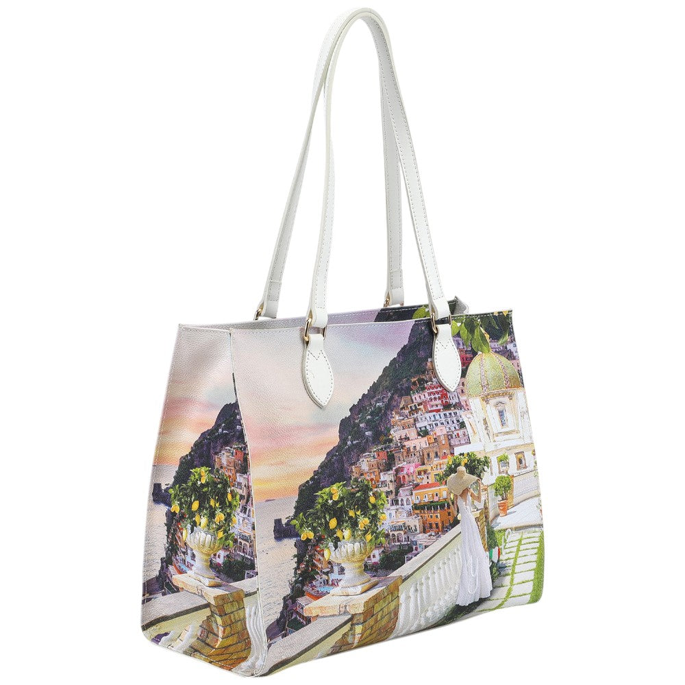 YNot borsa square shopping bag Romantic Coast YES602S4 Borse YNot