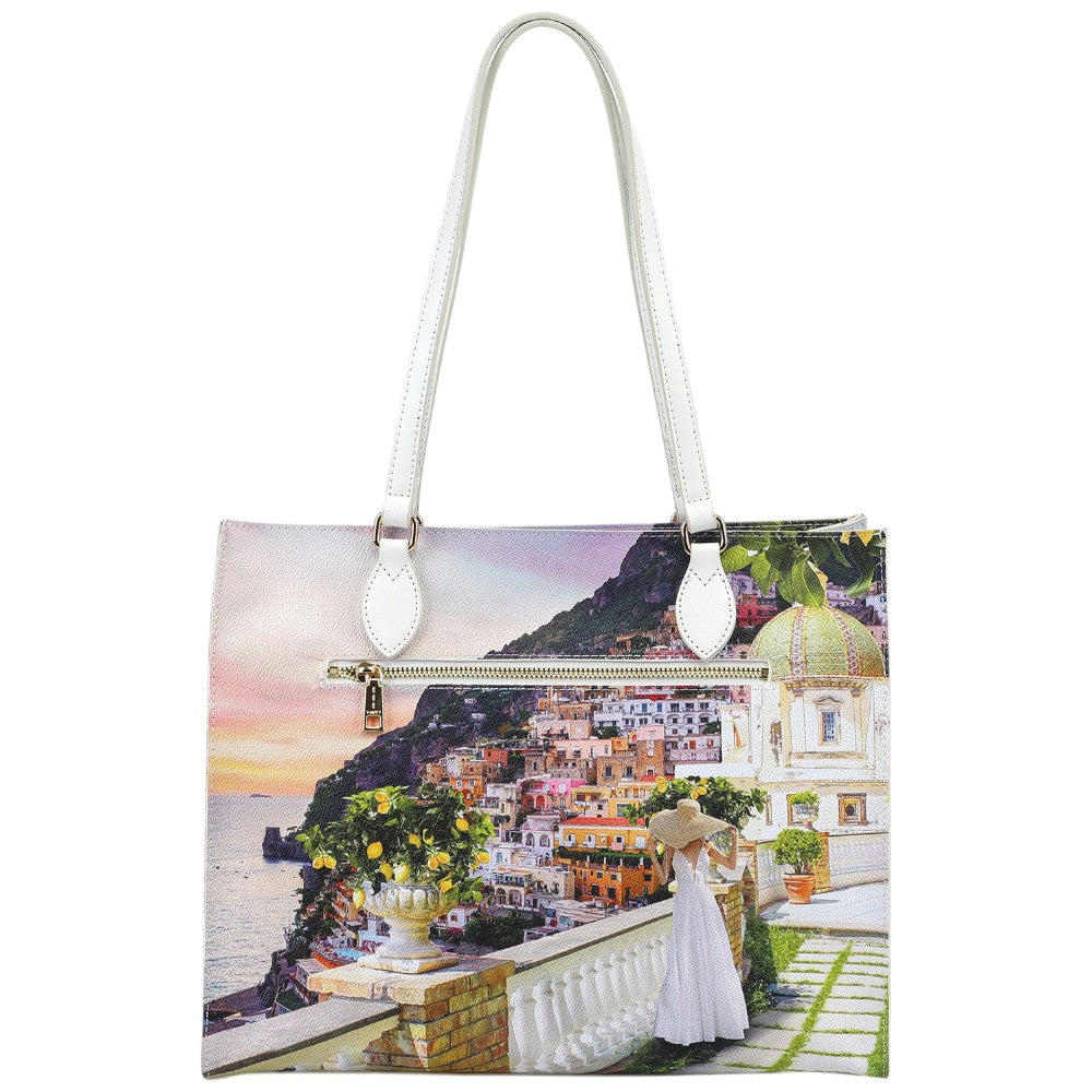 YNot borsa square shopping bag Romantic Coast YES602S4 Borse YNot