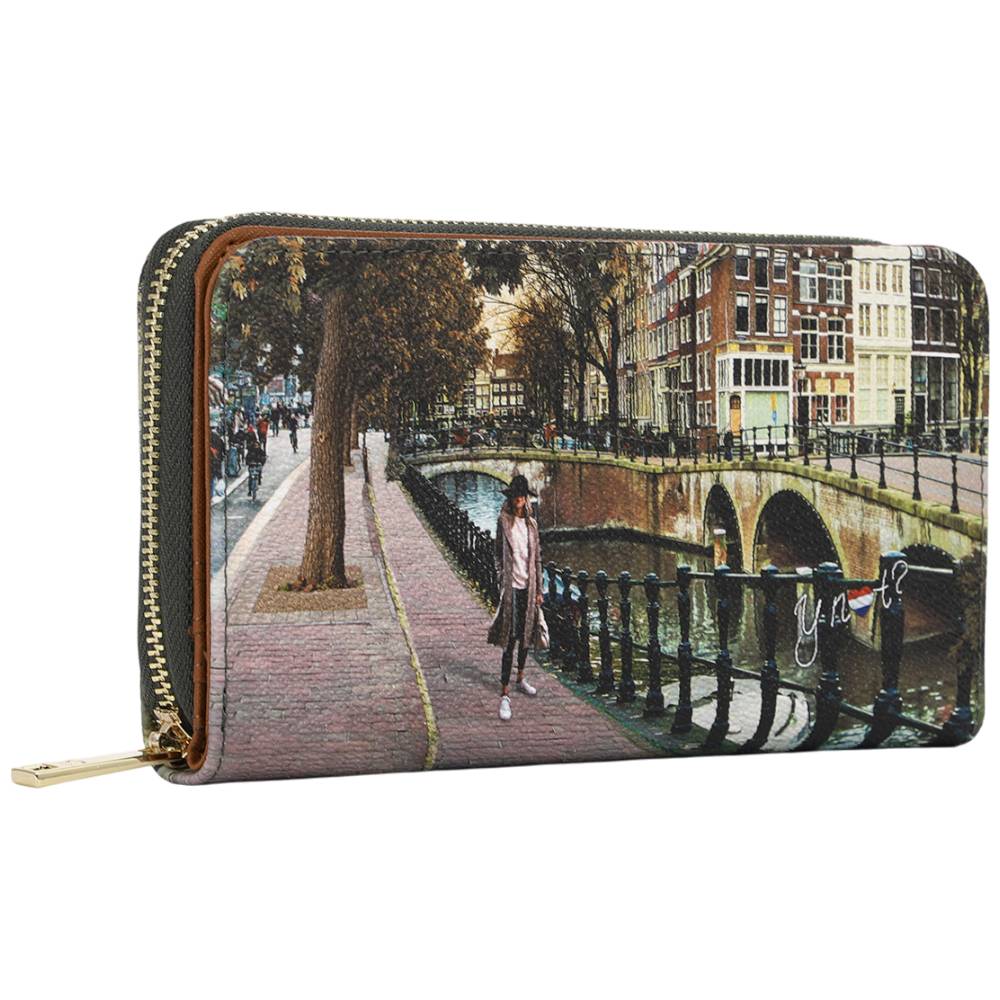 YNot portafoglio grande AMSTERDAM BRIDGE YES372F6 Portafogli YNot