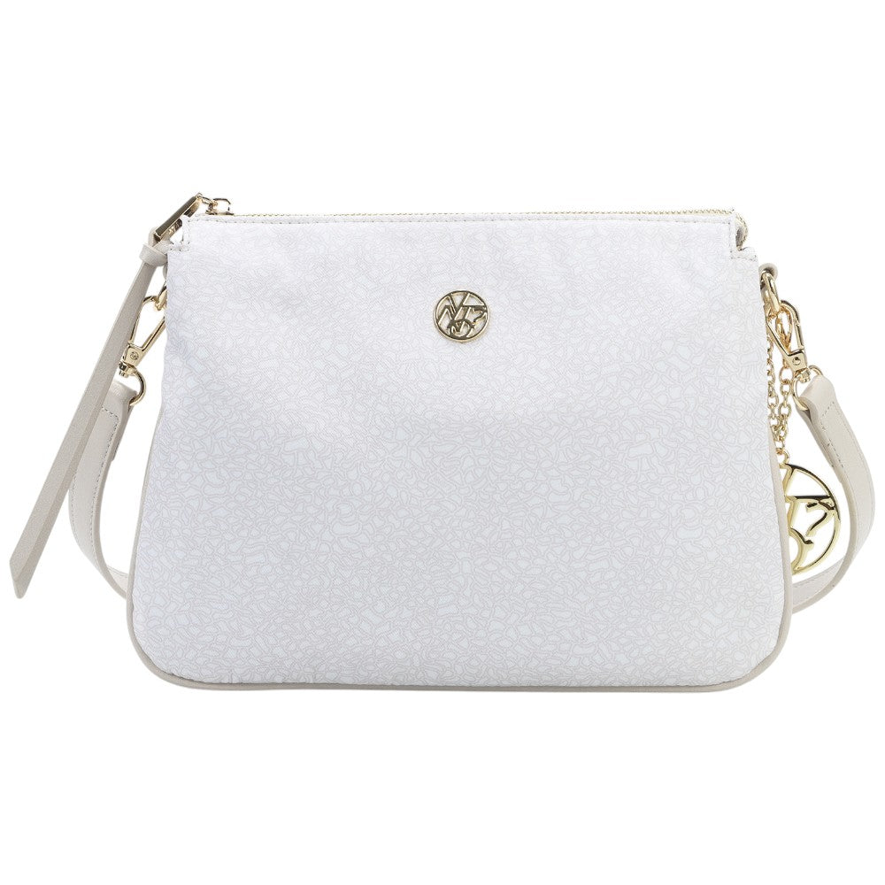 YNot tracolla 3 scomparti shoulder bag latte Cloud CLO028S4 Borse YNot