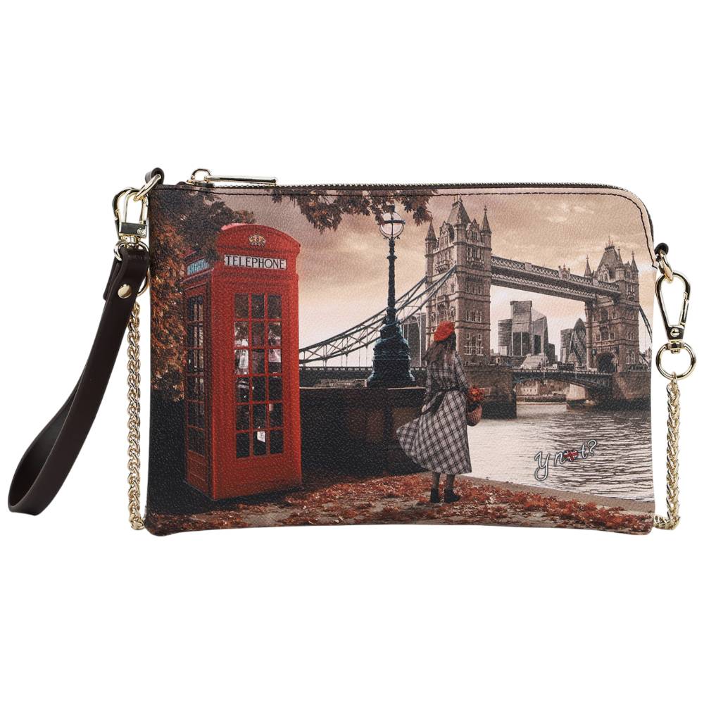 YNot tracolla piatta LONDON BRIDGE YES384F6 Borse YNot