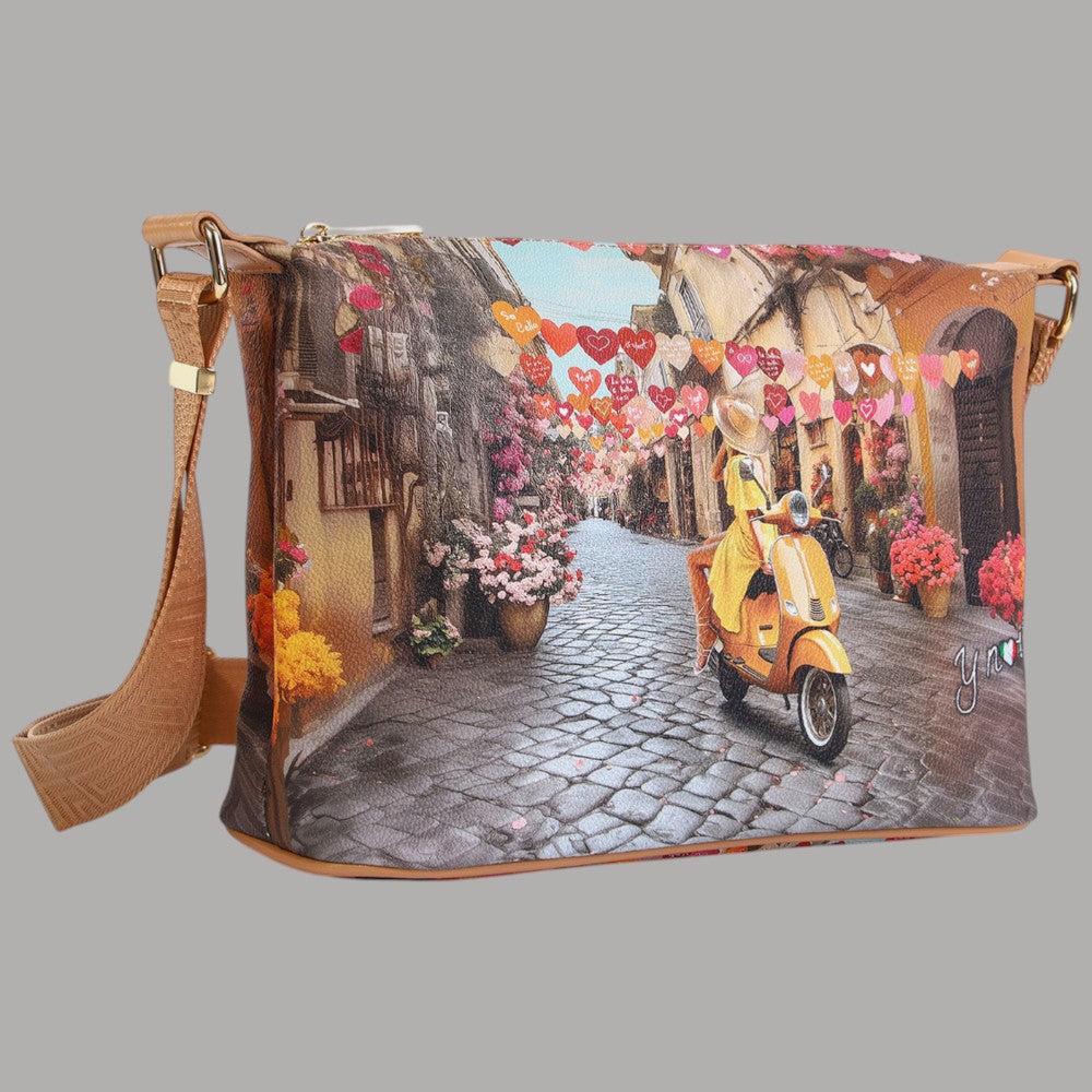 Ynot borsa hobo easy stampa città YES592S6 - Prodotti di Classe