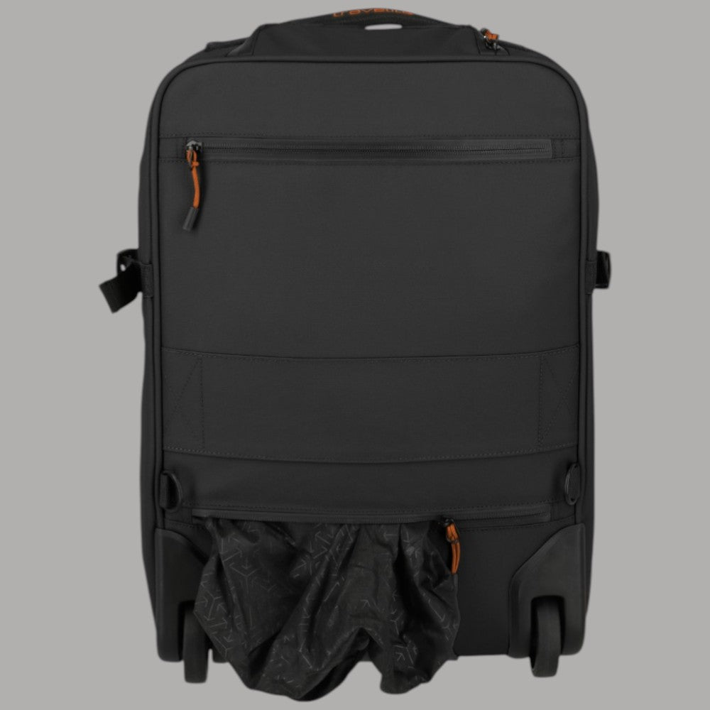Zaino trolley Travelite BRIIZE nero con pannello inferiore in tessuto sagomato