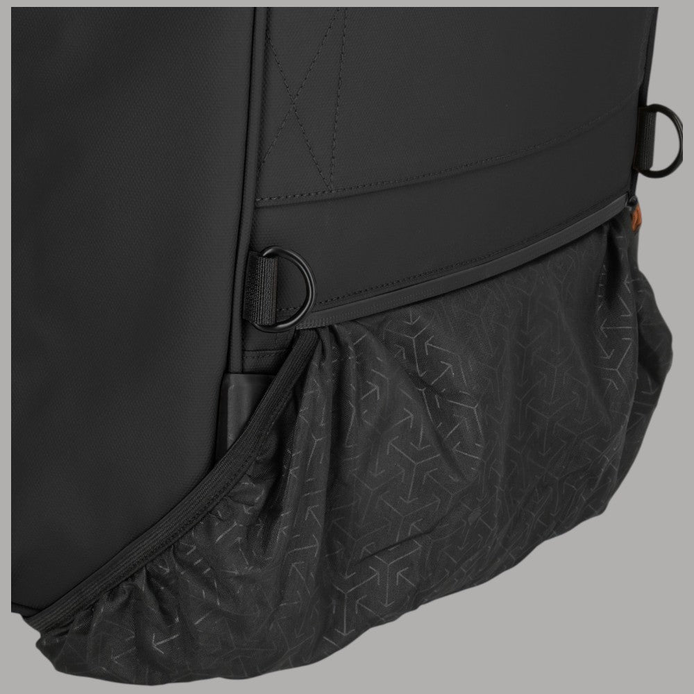 Zaino trolley Travelite BRIIZE nero con fascia laterale e tessuto inferiore a rilievo