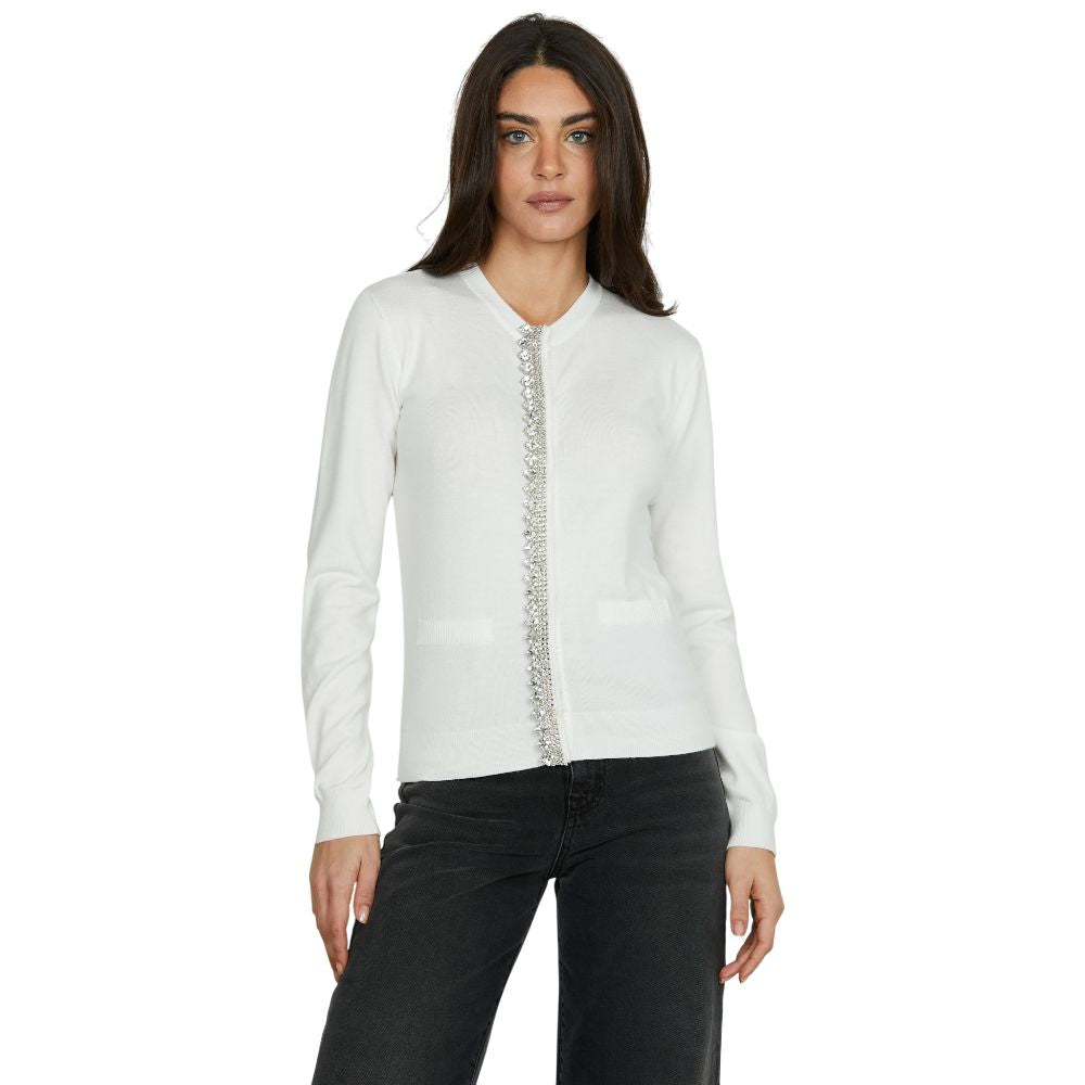 Relish cardigan bianco LANAI RDA2502605016 Maglieria Relish