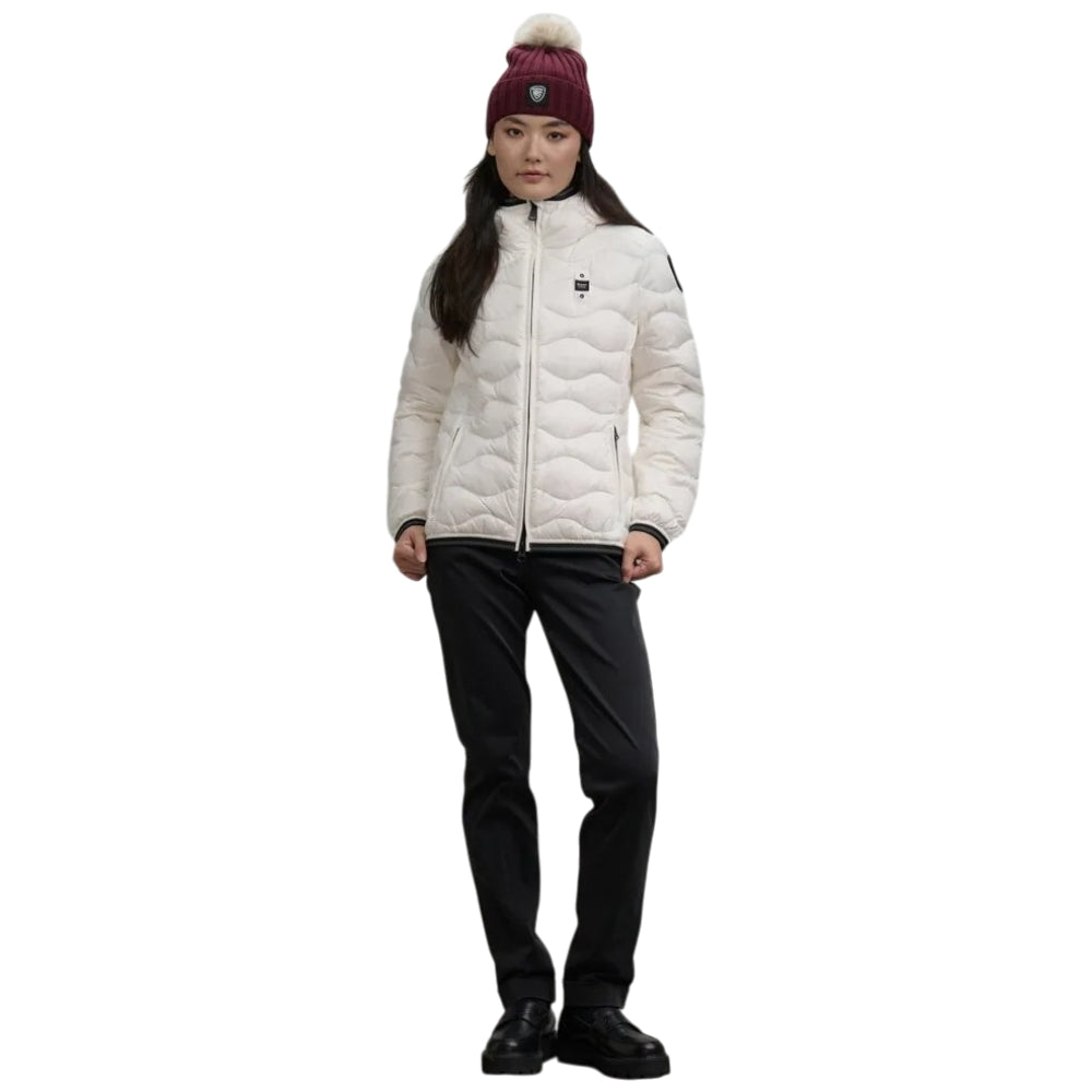 Blauer piumino bianco Camelia 25WBLDC03095 Giubbini Blauer