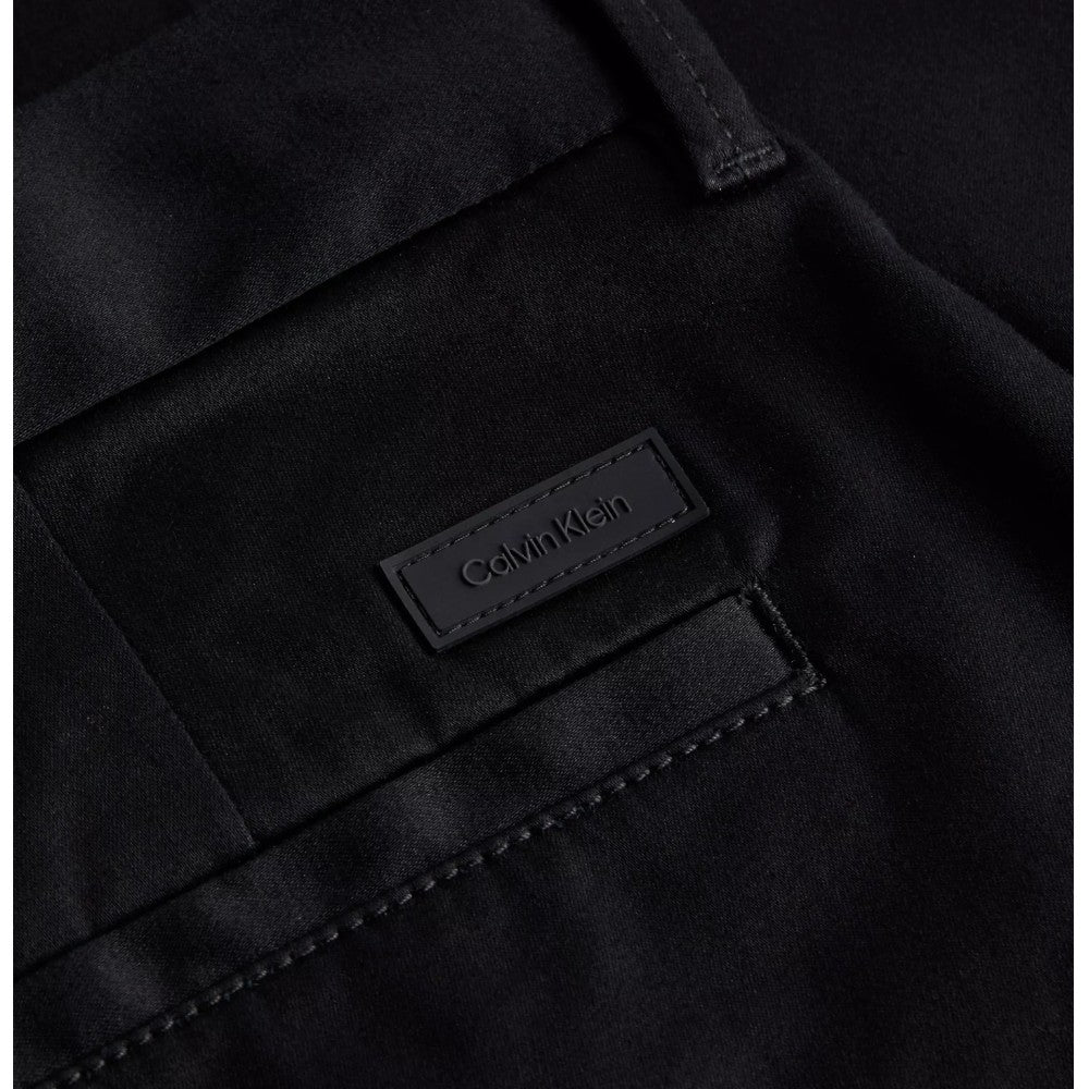 Calvin Klein pantalone nero sateen stretch cropp K10K110965 Pantaloni Calvin Klein