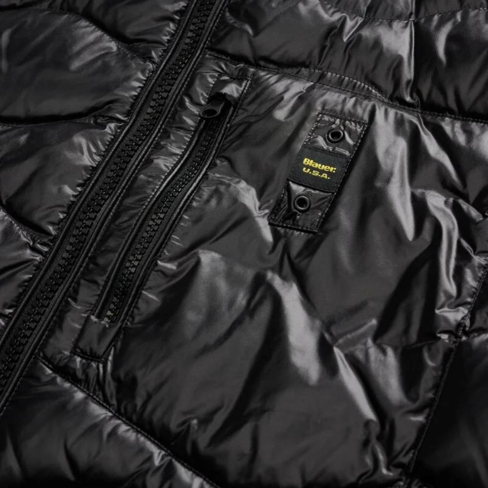 Baluer piumino nero in piuma Wave 25WBLUC02080 Giubbini Blauer