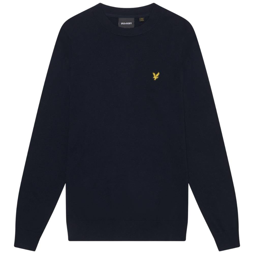 Lyle & Scott pullover merino dark navy KN2110VC Maglieria Lyle & Scott