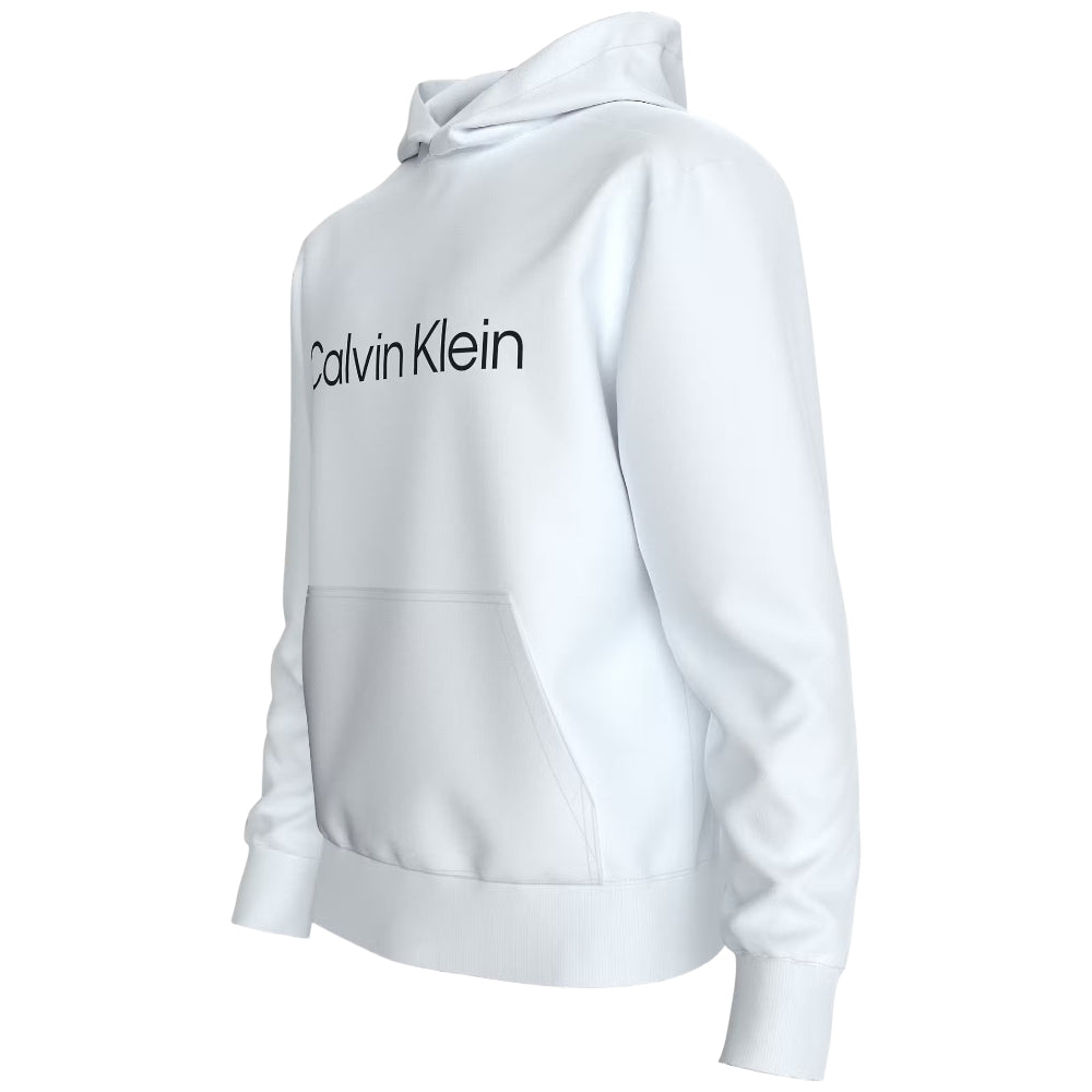 calvin Klien felpa bianca con cappuccio LV14LD231GYAF Felpe Calvin Klein