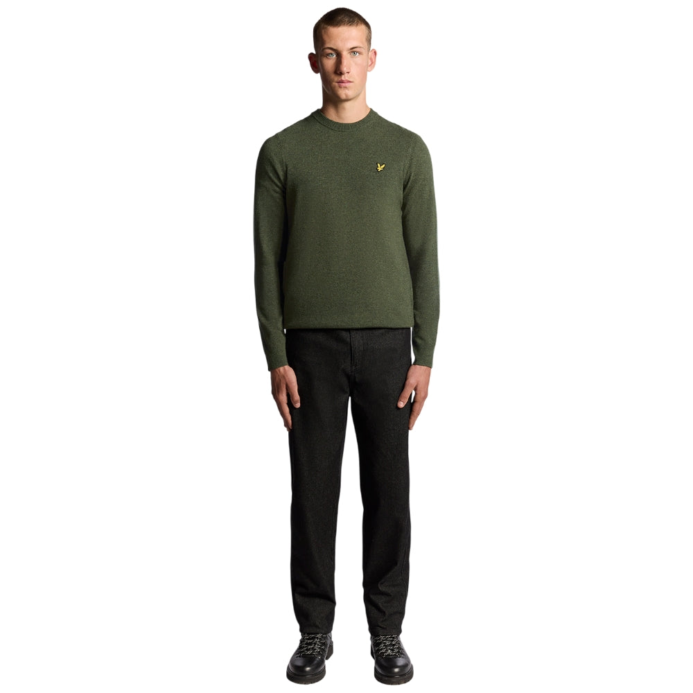 Lyle & Scott maglione lana verde KN2114VC Maglieria Lyle & Scott