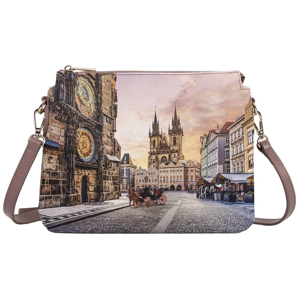 YNot borsa tracolla 2 scomparti ASTRO CLOCK YES630F6 YNot