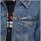 Guess Jeans giubbino jeans oversize trucker W4YN56D5CC3M3DW Giubbini Guess Jeans