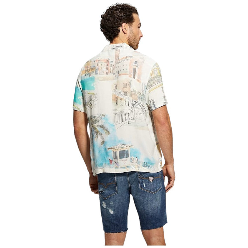 Guess t-shirt camicia manica corta Riviera M4GH57 WD4Z2 T-shirt Guess