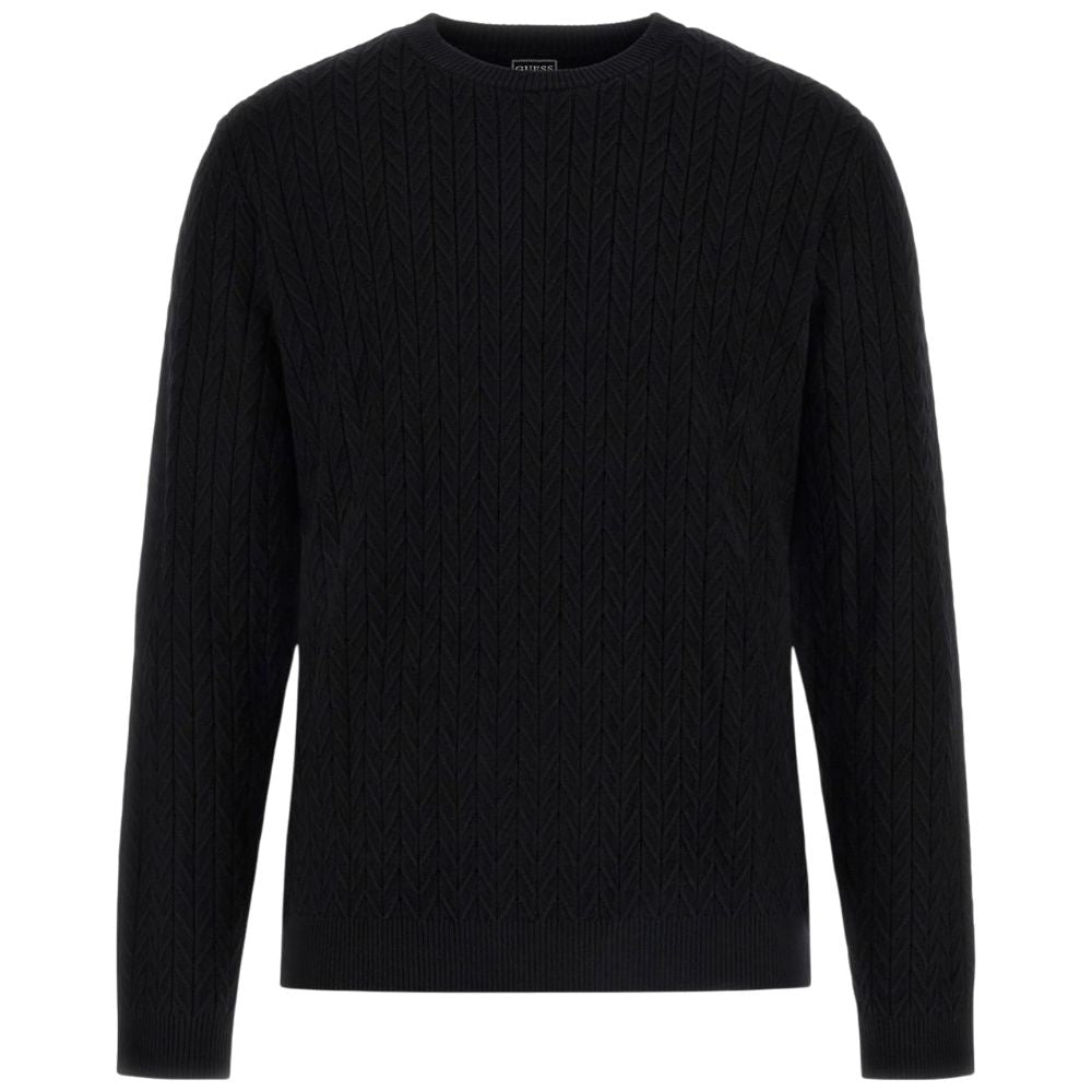 Guess pullover nero IVAN CHEVRON M5BR41 Z2ZK2 JBLK Maglieria Guess