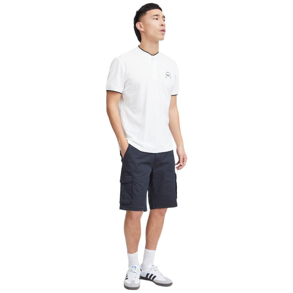 Blend polo bianca senza colletto 20716467 Polo Blend